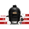 "Promoción" Kamado Bono MÍNIMO 40 cm / 15" color negro