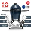 Kamado Bono EVO modelo MEDIA, Azul Marino (metalizado).